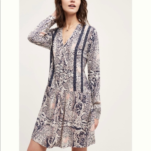 Anthropologie Dresses & Skirts - Anthropologie Tiny Caviana Floral Shirt dress